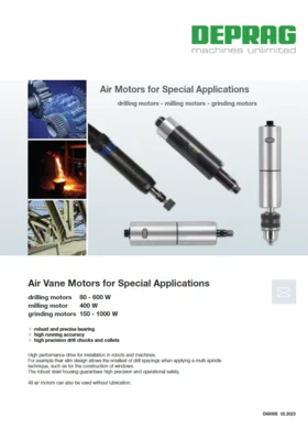 DEPRAG - Special motors for special applications