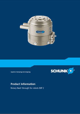 SCHUNK - Rotary feed through